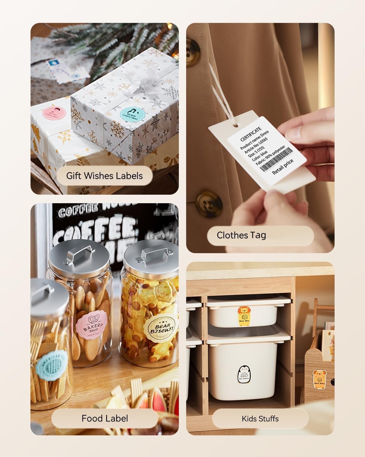 Nomad Print Vintage Compact Label Maker for Home & Business Use