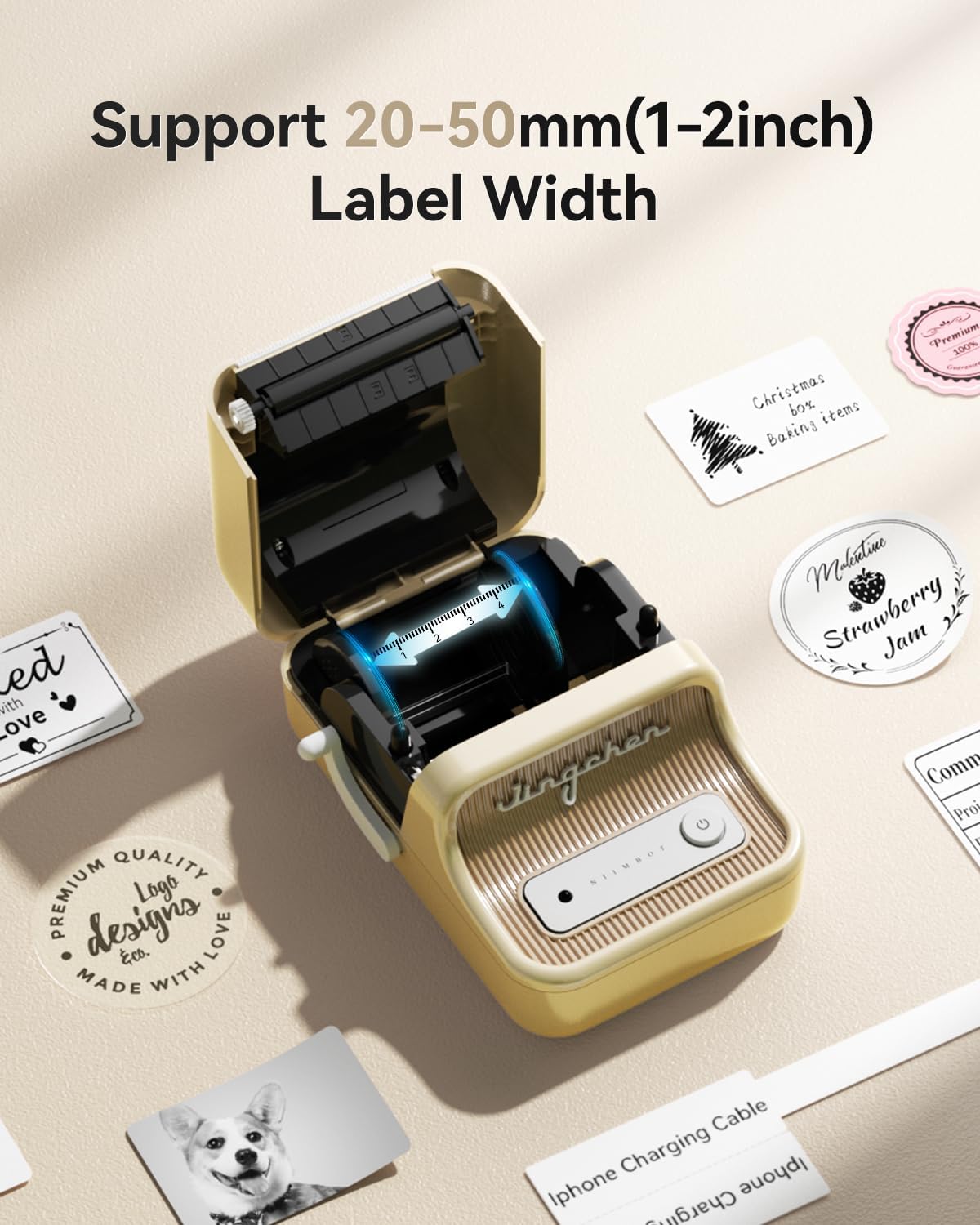 Nomad Print Vintage Compact Label Maker for Home & Business Use